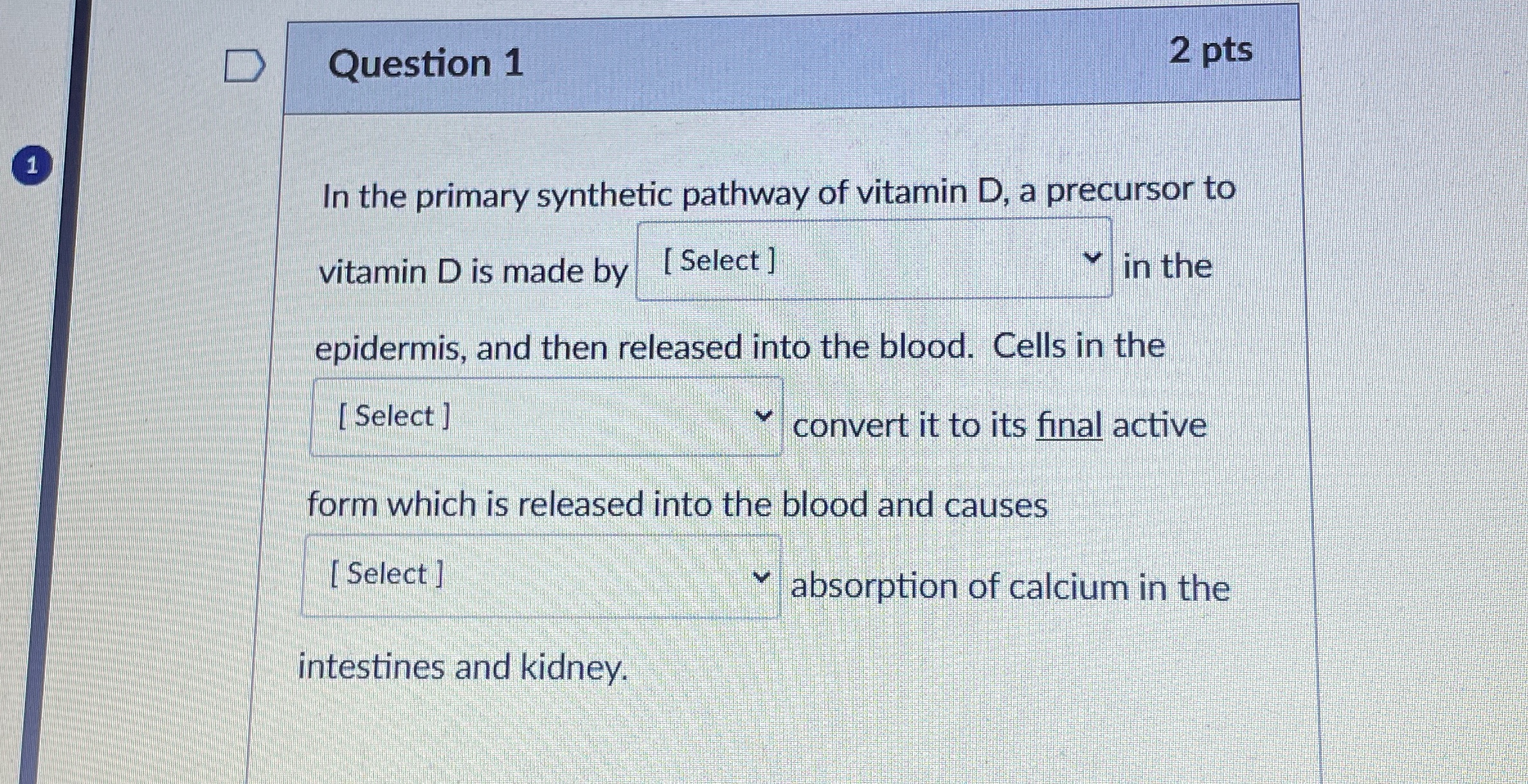 Solved Question 12 ﻿pts(1)In the primary synthetic pathway | Chegg.com