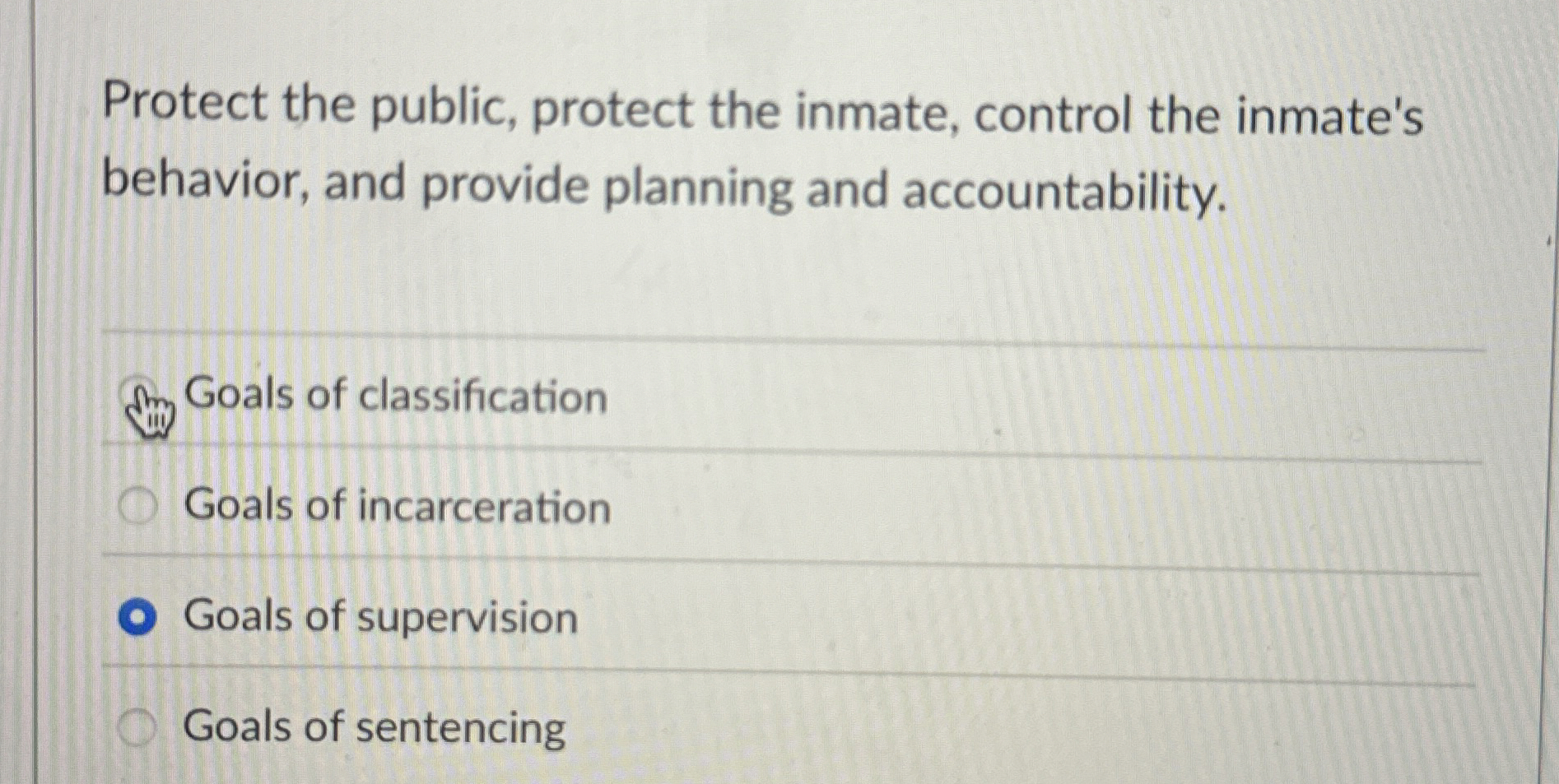 Solved Whats the answer to the question, Protect the public, | Chegg.com