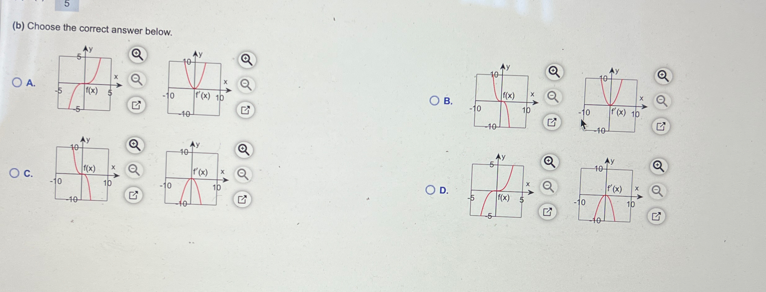 (b) ﻿Choose the correct answer below.A.q, ﻿B.c. ﻿D. | Chegg.com