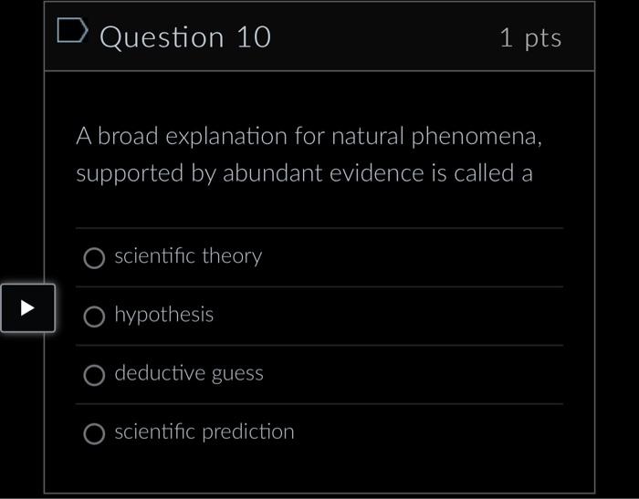 Solved D Question 6 1 pts Which of the following lists | Chegg.com
