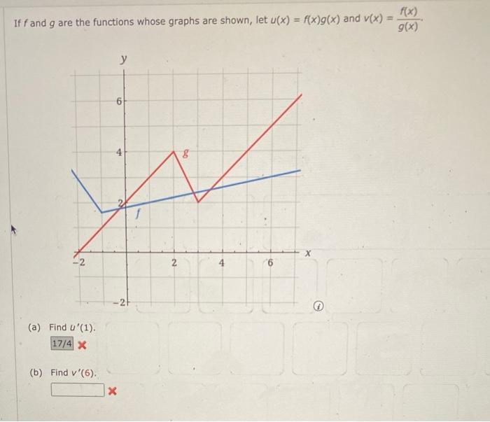 Solved if f and g are the functions whose graphs are shown, | Chegg.com