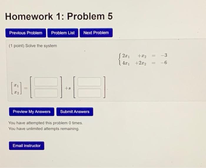 Solved Homework 1: Problem 5 Previous Problem Problem List | Chegg.com
