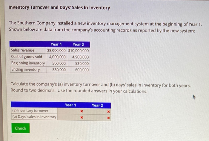 days sales in inventory meaning