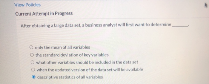 Solved View Policies Current Attempt in Progress After | Chegg.com