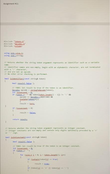 1. Take your Assignment 9 code and insert the | Chegg.com