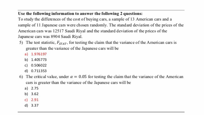 Solved Use the following information to answer the following | Chegg.com