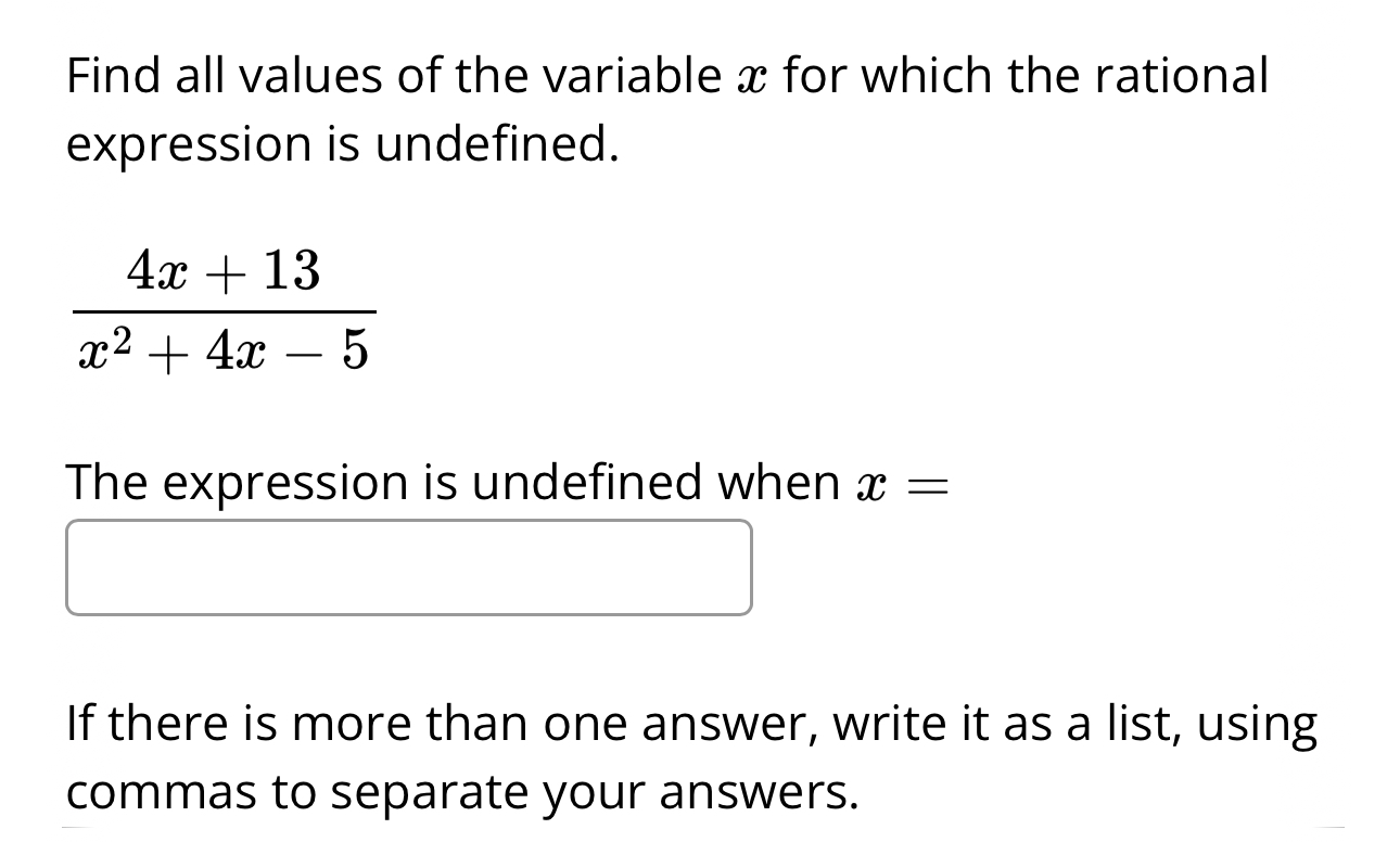 Solved Q7: Find all values of the variable x ﻿for which the | Chegg.com