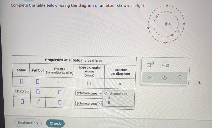 Solved Complete The Table Below Using The Diagram Of An 3236