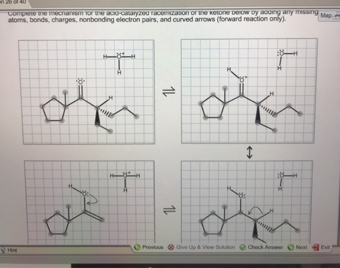 Solved in 26 of 40 Complete the mechanism for the | Chegg.com