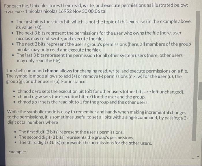 unix change read only file to write