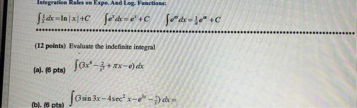 What is the integration of this function [math]I=\displaystyle \int  \dfrac{e^{6 \log x}-e^{5 \log x}}{e^{4 \log x}-e^{3 \log x}} \,d x[/math]?  - ISI/CMI World - Quora