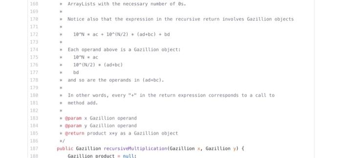 Solved Recursive multiplication This is now Assignment 09 | Chegg.com