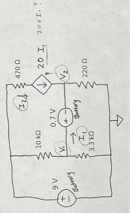 Solved 1. Analytically solve the circuit shown in Figure 1 | Chegg.com