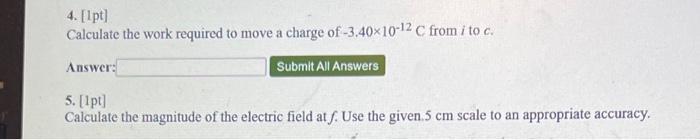 Solved 4. [1pt] Calculate the work required to move a charge | Chegg.com