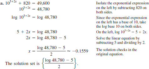 Solved Solve The Equation Write The Solution Set With The Exact Chegg Com