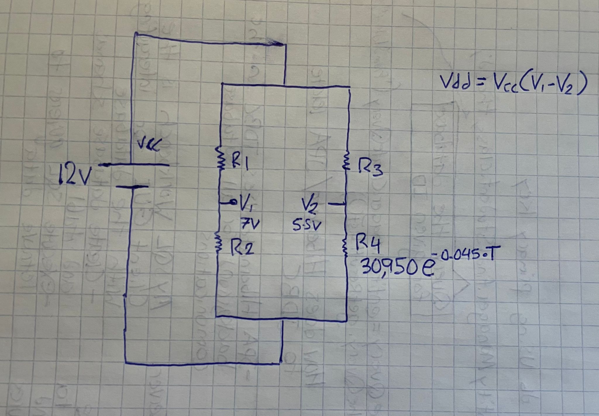 Solved I need to create a Wheetstone Bridge Temperature | Chegg.com