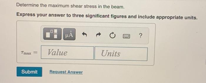 Solved The beam is made from a polymer and is subjected to a | Chegg.com