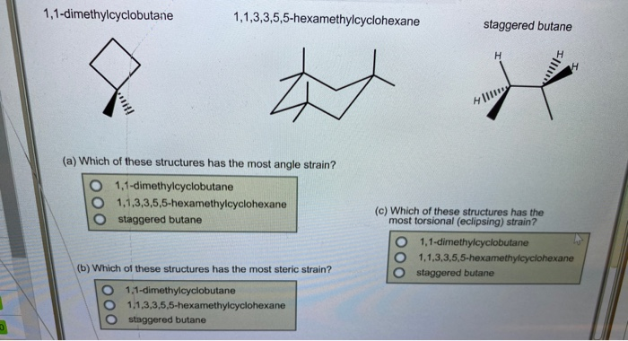 Solved 1,1-dimethylcyclobutane | Chegg.com