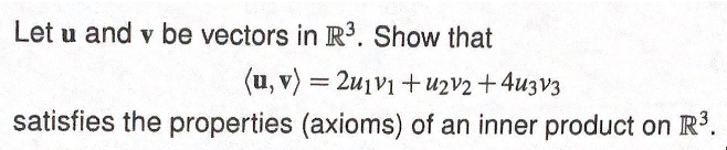 Solved Let u ﻿and v ﻿be vectors in R3. ﻿Show | Chegg.com
