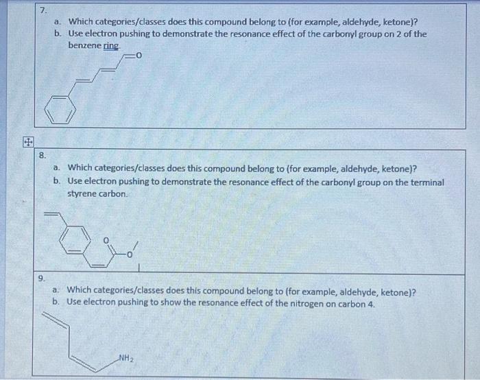 Solved Resonance Models Exercise Draw the structural formula | Chegg.com