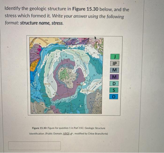 Solved Identify the geologic structure in Figure 15.30 | Chegg.com