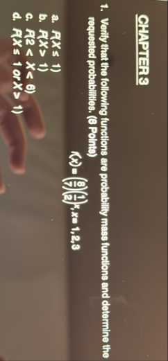 Solved CHAPTER 3Verily that the following functions are | Chegg.com