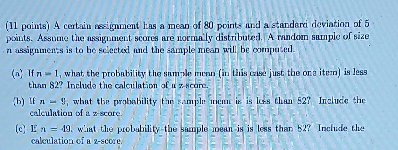 assignment number mean