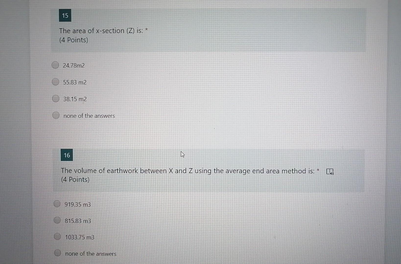 Solved Levelling survey of an area to be developed produced | Chegg.com