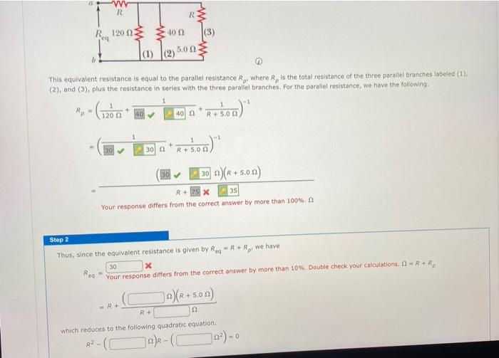 Solved Tutorial Exercise The Resistance Between Terminals | Chegg.com