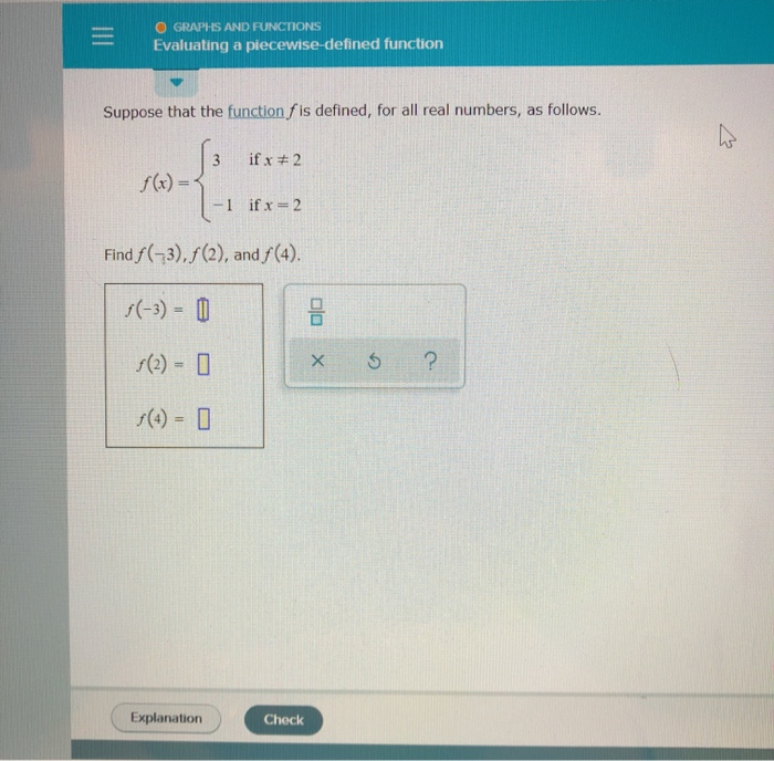 Solved Suppose that the function f is defined, for all real | Chegg.com