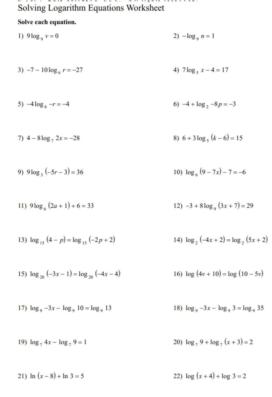 logarithm-formula