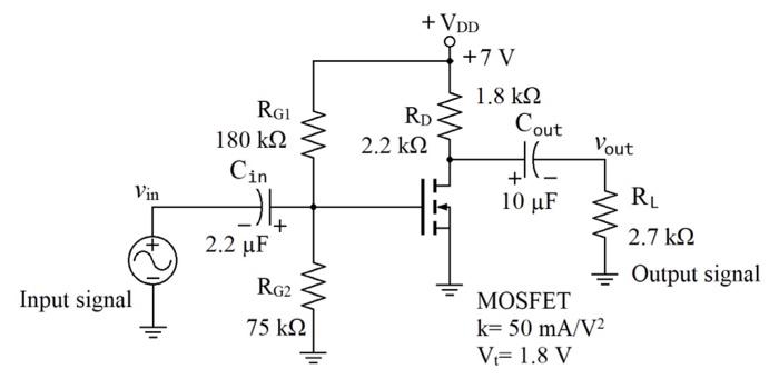 Solved Consider The Common Source Amplifier Csa Shown 6599