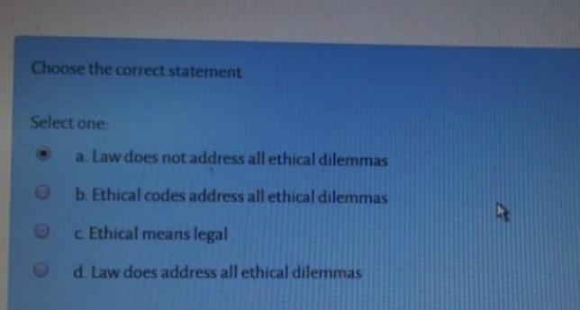 ethical dilemma situations