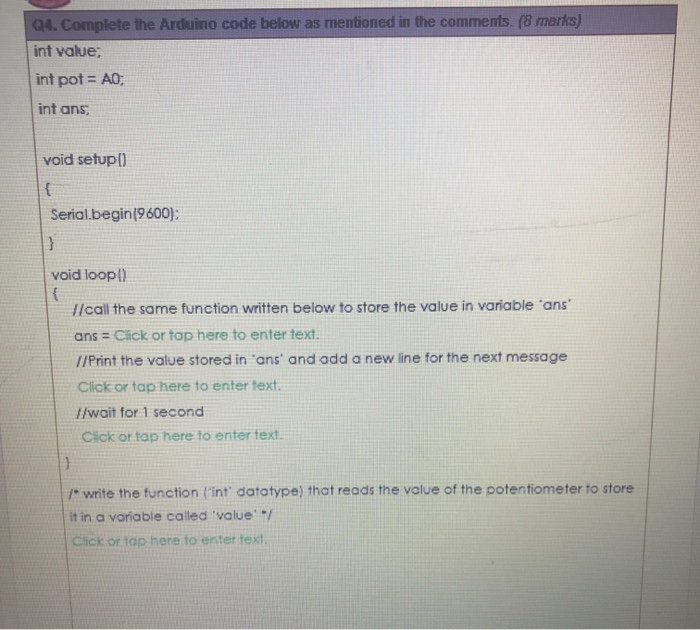Solved Q1. What is a function in programming? (2 marks) | Chegg.com