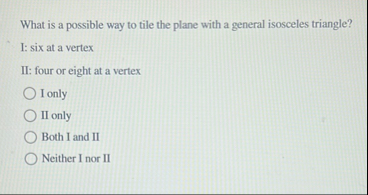 Solved What is a possible way to tile the plane with a | Chegg.com