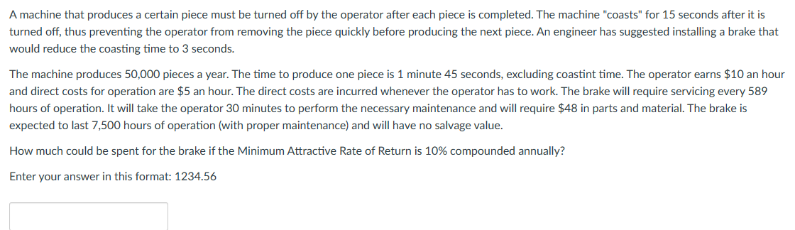 Solved A machine that produces a certain piece must be | Chegg.com