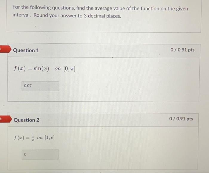 Solved For the following questions, find the derivative of | Chegg.com