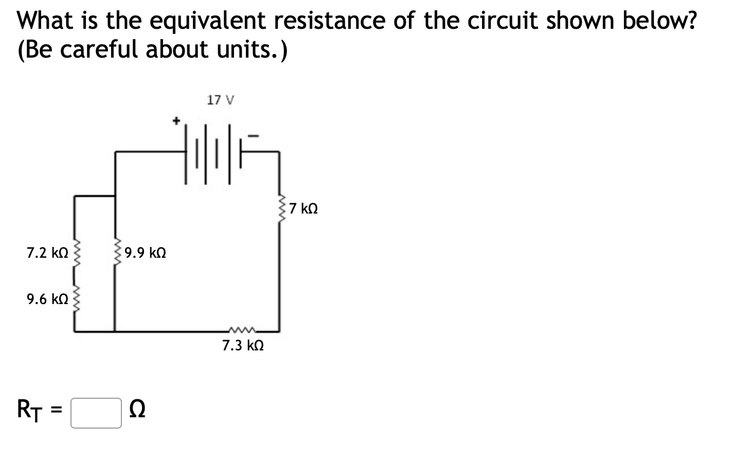 Solved What is the equivalent resistance of the circuit | Chegg.com