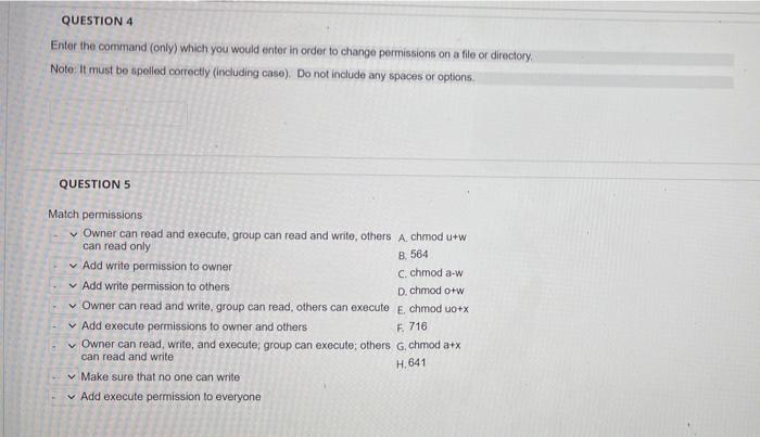 Solved QUESTION 4 Enter the command (only) which you would | Chegg.com