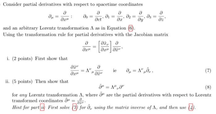 Consider Partial Derivatives With Respect To | Chegg.com