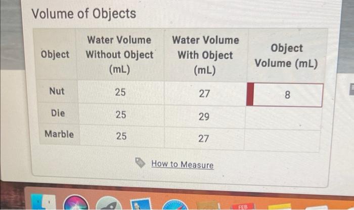 solved-volume-of-objects-object-water-volume-without-object-chegg