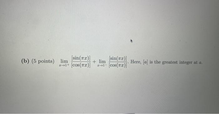 Solved (b) (5 Points) | Chegg.com