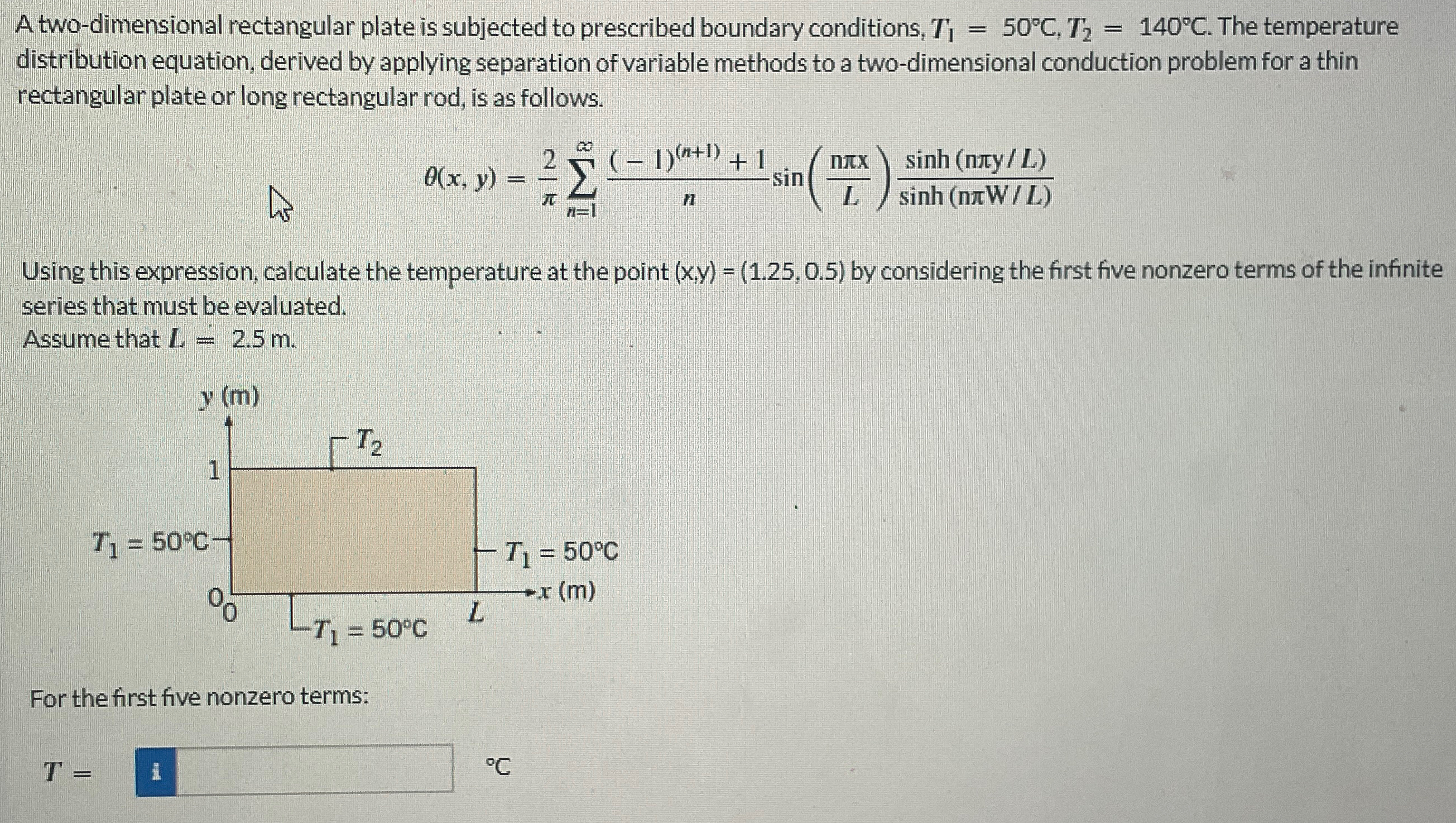 Solved A two-dimensional rectangular plate is subjected to | Chegg.com