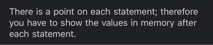 Solved Q#2 Pointers Trace the following and draw the memory | Chegg.com