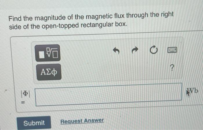 Solved Review Part A Find the magnitude of the magnetic flux | Chegg.com