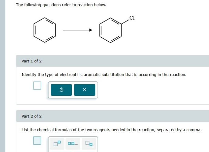 Solved The following questions refer to reaction below.Part | Chegg.com