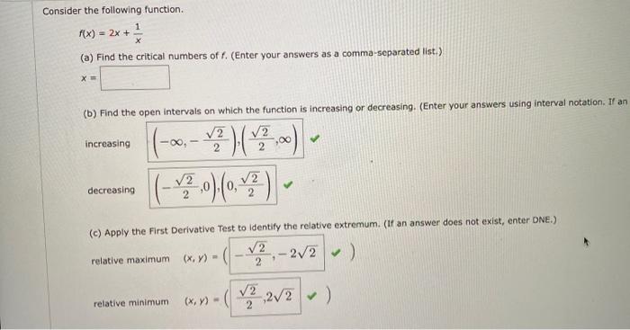 Solved Consider the function on the interval (0,2x). K(x) = | Chegg.com