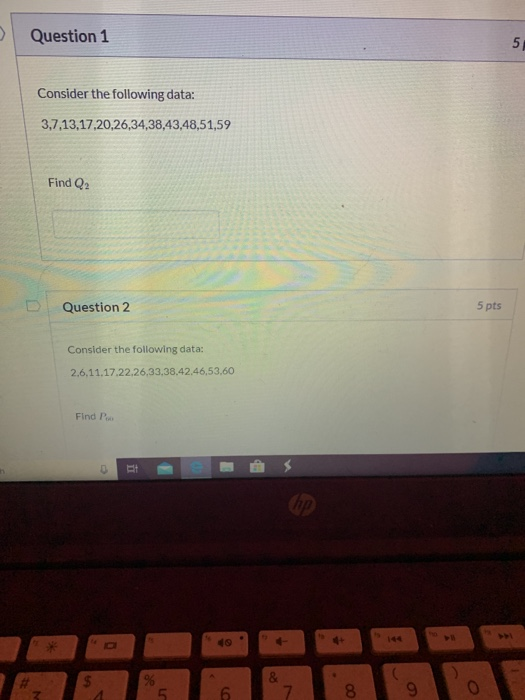 Solved Question 1 ch Consider the following data: | Chegg.com