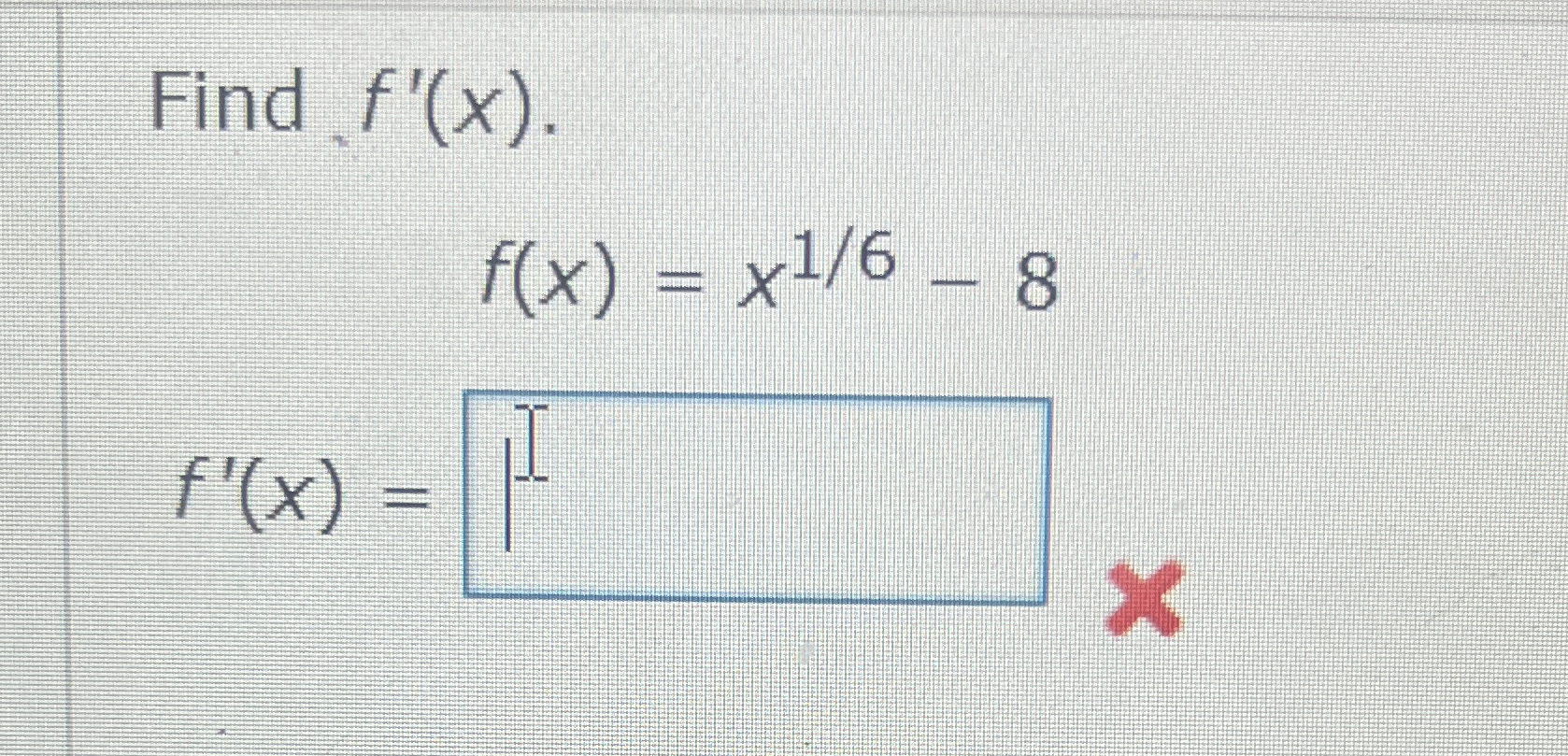 Solved Find F X F X X16 8f X