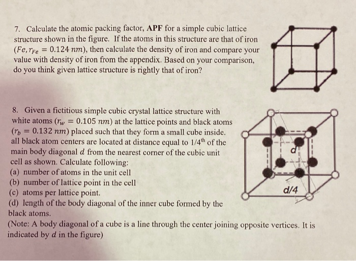 Solved 5. Taking clue from the fact that 14 crystal lattices | Chegg.com